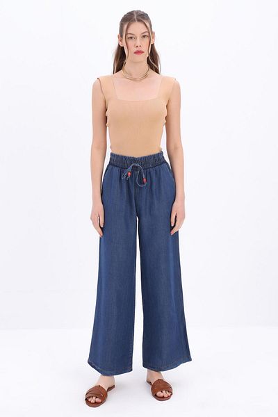 ALLDAY 24Js70043Al0 Women's 5314 Elastic Waist Trousers Ss