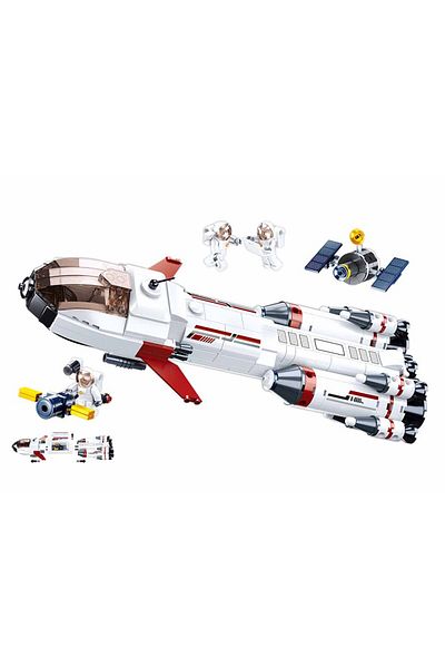Sluban Space Series - Saturn Expedition Rocket 468 PCS with 4 Mini Figures