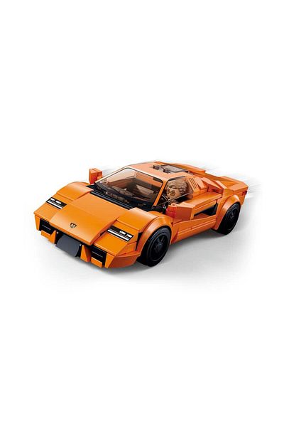 Sluban Model Bricks Series - Sports Car Building Blocks 264 Pieces with Minifigure,  Orange
