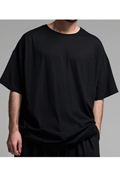 FECCY Tricou supradimensionat din bumbac