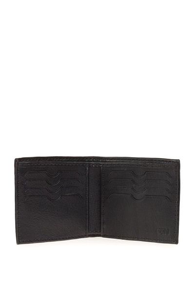 GÖN Black Leather Men's Wallet - 63 Akken
