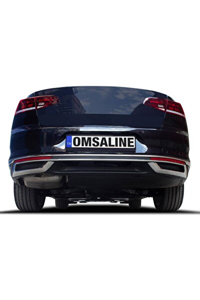 Omsa Vw Passat B8.5 Sd Sw Krom Egzoz Çerçevesi Difüzör 2019 Ve Sonrası