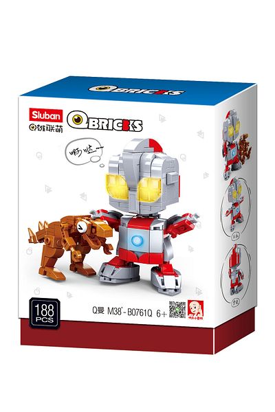 Sluban Qbricks Series - Robot Building Blocks With a Pet (10.4CM)