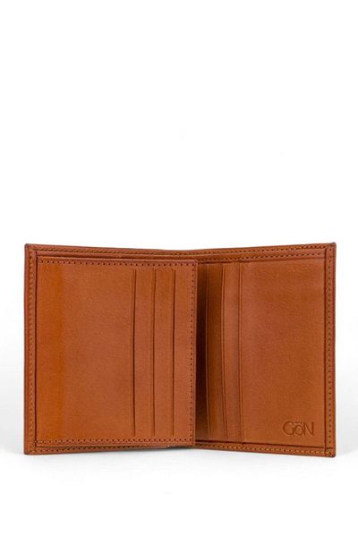 GÖN 14 Dion Gön Dion Tan Leather Men's Wallet