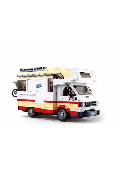 Sluban Model Bricks Series - RV Building Blocks 506 Pieces, with Minifigures
