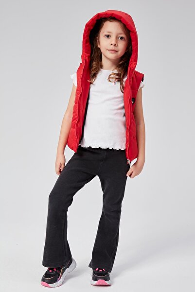 Benittokids Γιλέκο κοριτσίστικο φουσκωτό με κουκούλα 51307