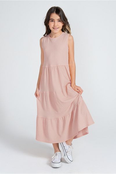 Kyron Girls' Wrapped Dress / with Different Color Options