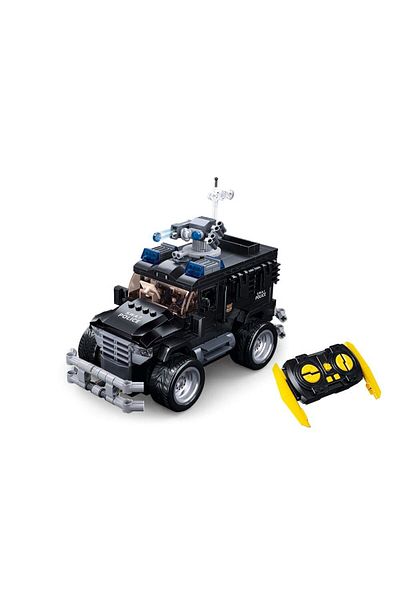 Sluban Power Bricks Series - S.W.A.T  Vehicle Building Blocks, with Remote Conrtol