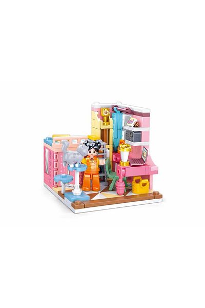 Sluban Mini HandCraft Series - Bedroom Building Blocks 210 PCS with Mini Figure