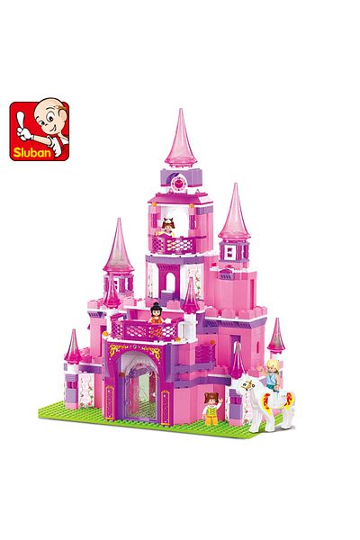 Sluban Girl's Dream Series - Castle Building Blocks 472 PCS with 4 Mini Figures
