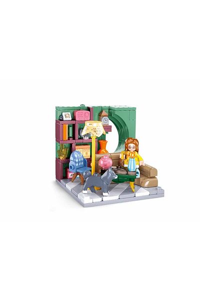 Sluban Mini HandCraft Series - Living Room Building Blocks 219 PCS with Mini Figure