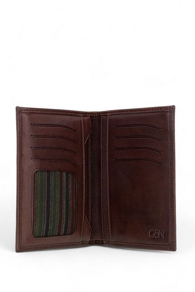 GÖN 12 Valon Gön Valon Brown Leather Men's Wallet