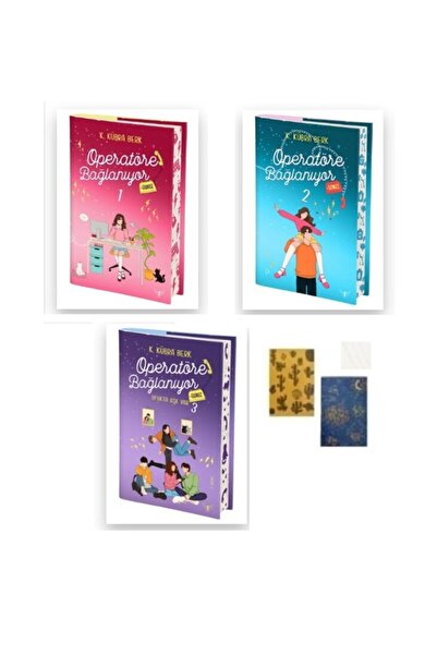 Artemis Yayınları Operatöre Bağlanıyorsunuz 1 - 2 - 3 (Yan Boyamalı) / K. Kübra Berk ( 2 Ad Not defteri hediyeli)