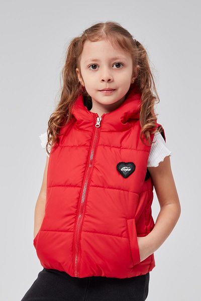 Benittokids Girl's Hooded Inflatable Vest 51307