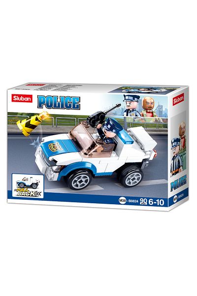 Sluban Police Series - Surveillance Vehicle 90 PCS With Mini Figure