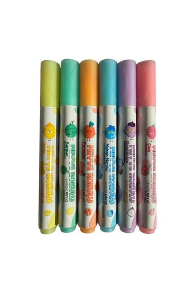 Polin Fruit Scented Highlighter Set 6 Pack