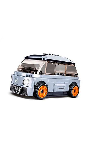 Sluban Power Bricks Series - Gray Electric Vehicle Building Blocks 59 PCS