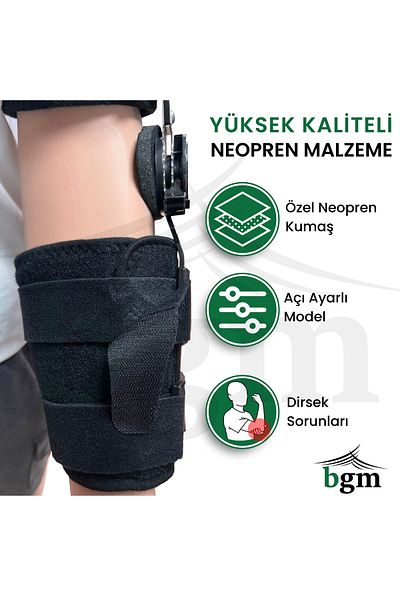 bgm دعامة كوع قابلة للتعديل بزاوية عالية الجودة وراحة قابلة للتعديل