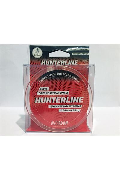 Avcıadam Hunterlıne 0,20mm - 2,4kg 100m Fluorocarbon Köstek Misinası
