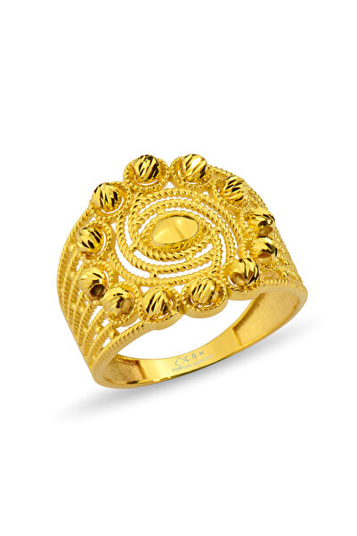 Çgk Çiğdem Gürel Kuyumculuk 8 Ayar Altın Dorika Toplu Yaldızlı Geniş Model Yü...