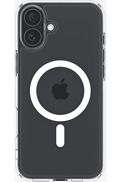 Spigen iPhone 16 Plus Kılıf Crystal Hybrid MagFit MagSafe özellikli White - A...