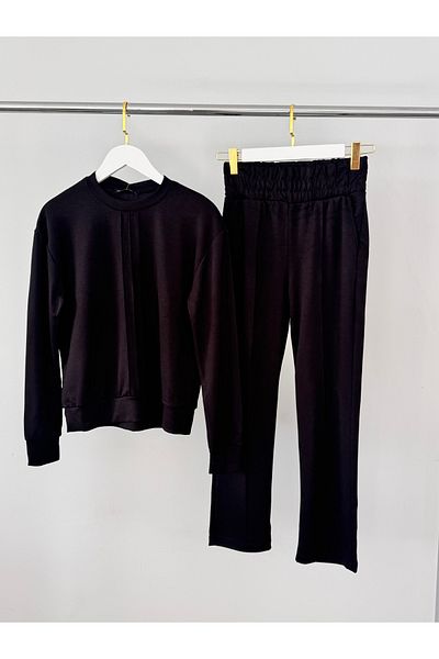 Posh Chic 2-Piece Tracksuit Set - Experience Comfort and Elegance Together