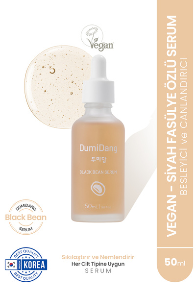 DumiDang Black Bean Serum- Vegan Sıkılaştırıcı ve Nemlendirici Serum-50ml