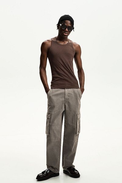 Bershka Relaxed-fit cargo trousers