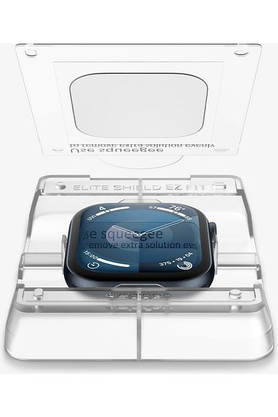 Spigen Watch Compatible 46mm Series 10 Screen Protector Easy Install Elite Shield Ez Fit (2 Pcs)