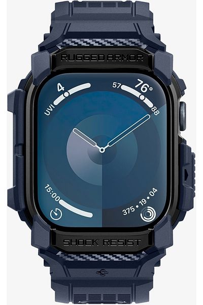 Spigen Apple Watch 46mm - Series 10 Rugged Armor Pro with Case and Band Strap