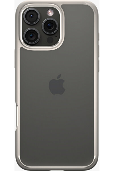 Spigen iPhone 16 Pro Max Kılıf Ultra Hybrid Natural Titanium - ACS08385