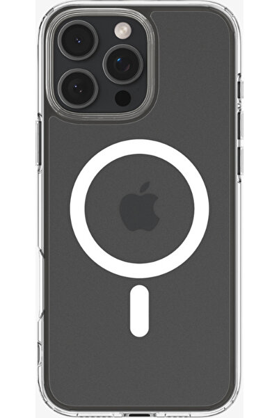 Spigen iPhone 16 Pro Max Kılıf Ultra Hybrid MagFit MagSafe özellikli Frost Clear - ACS08002
