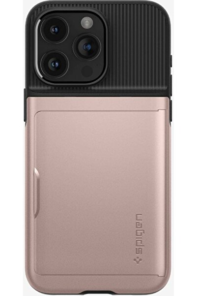 Spigen iPhone 15 Pro Kılıf Slim Armor CS Rose Gold - ACS06729