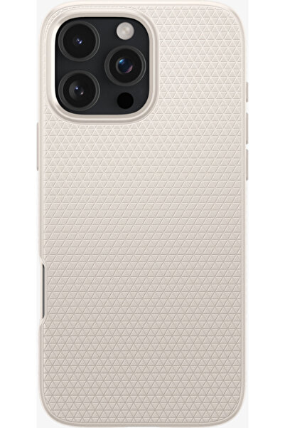 Spigen Husa iPhone 16 Pro Max Liquid Air Titan natural - Acs07991