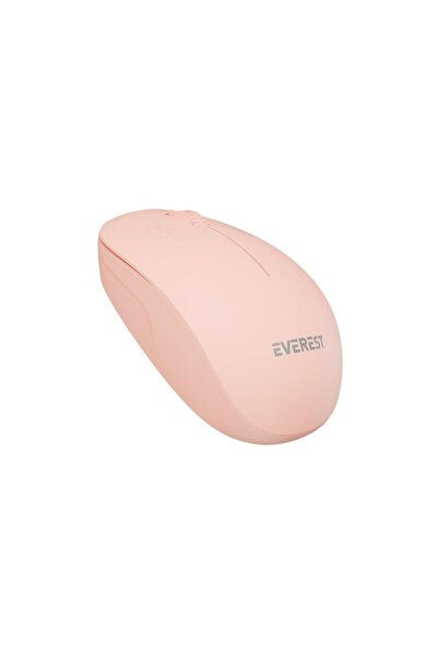 BLS STORE Everest SMW-88 Usb Pembe 2.4Ghz Kablosuz Mouse