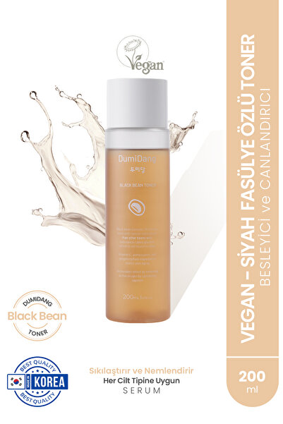 DumiDang Black Bean Toner-Vegan Sıkılaştırıcı ve Nemlendirici Toner-200ml
