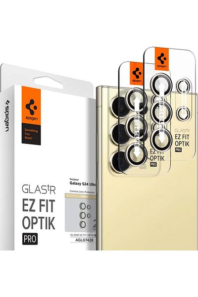 Spigen Galaxy S24 Ultra Camera Lens Glass Protector Glas.Tr Ez Fit Optical Pro (2 Pcs)