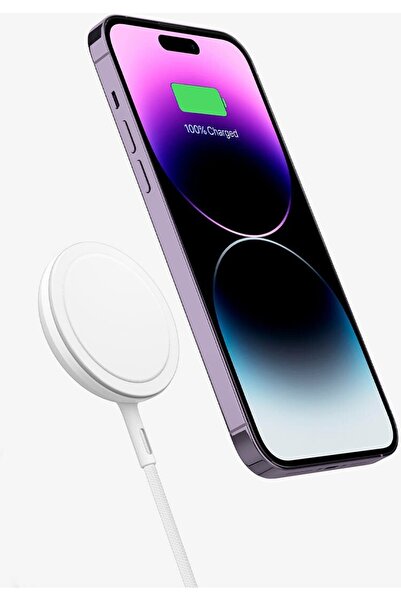 Spigen MagFit (15W) Manyetik Kablosuz Şarj Cihazı iPhone için MagSafe Kickstand ArcField White - ACH05430