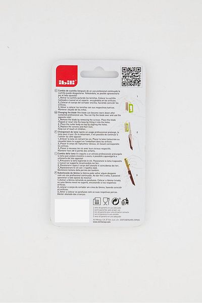 iBiLi Peeler Blades Set Of 3, Silver
