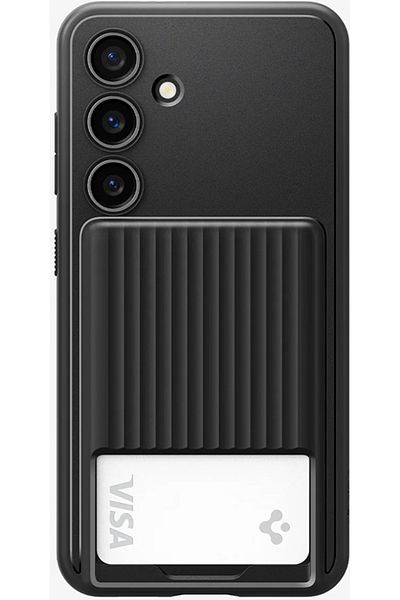Spigen Galaxy S24 Matte Black Liquid Slot Case - Acs07360