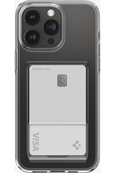 Spigen iPhone 15 Pro Max Kılıf Crystal Slot Crystal Clear - ACS06587