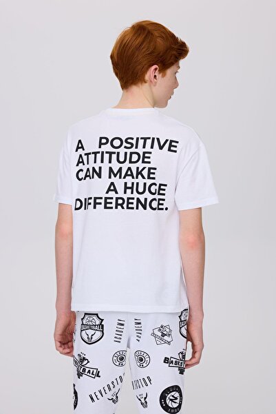 Nebbati BG Store Λευκό μπλουζάκι για αγόρι