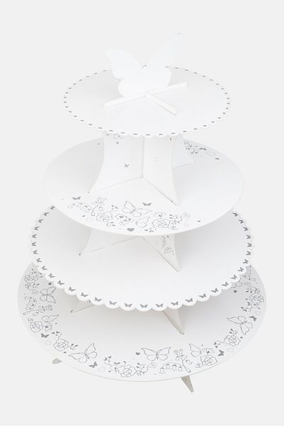 iBiLi 4 Layer Cupcake Support, White