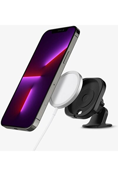 Spigen MagFit Dashboard Araç içi Telefon Tutucu iPhone MagSafe Şarj Aleti Mag...