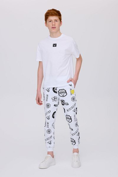 Nebbati Tricou alb pentru băiat BG Store