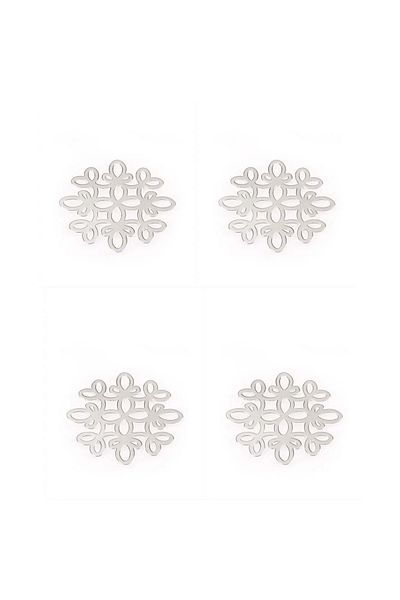 Paşabahçe Set of 4 Metal under Glasses