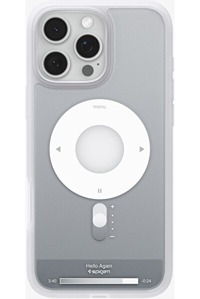 Spigen iPhone 16 Pro Kılıf Ultra Hybrid MagFit MagSafe özellikli Classic Silv...