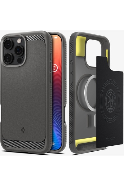Spigen 16 Pro Compatible Rugged Armor with Magfit Magsafe