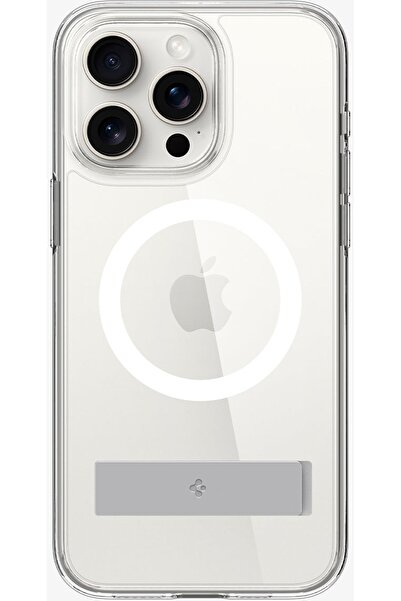 Spigen حافظة لهاتف iPhone 15 Pro Ultra Hybrid S MagFit - MagSafe Crystal Clea...