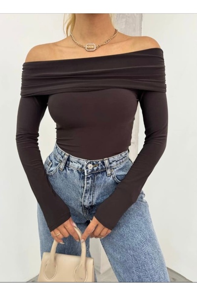 Pelin БОДІ З МОДОННИМ ВИРІЗОМ (ПІСКОВИЙ ТКАНИНА)